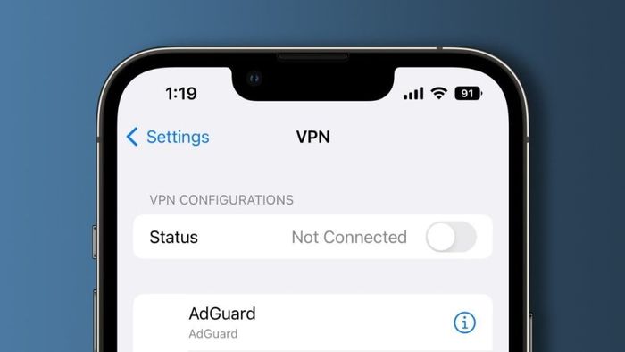 Hướng dẫn cài đặt VPN trên iPhone